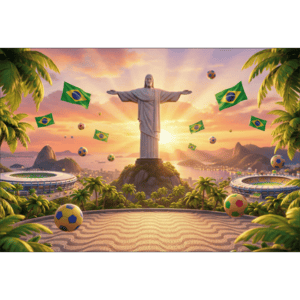 CAPA FUNDO FOTOGRÁFICO HORIZONTAL COPA DO MUNDO | TECIDO PREMIUM  | VÁRIOS MODELOS - 2.20X1.50M