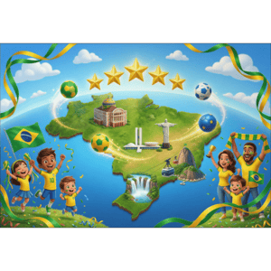 CAPA FUNDO FOTOGRÁFICO HORIZONTAL COPA DO MUNDO | TECIDO PREMIUM  | VÁRIOS MODELOS - 2.20X1.50M