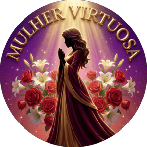 CAPA PAINEL REDONDO DIA DAS MULHERES CRISTÃ | TECIDO PREMIUM  | VÁRIOS MODELOS - 1.50X1.50M E 50X50CM