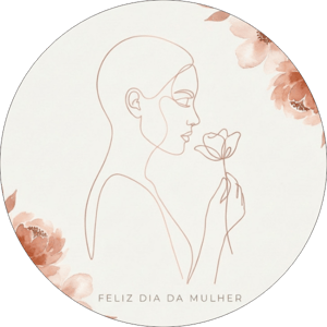 CAPA PAINEL REDONDO DIA DAS MULHERES | TECIDO PREMIUM  | VÁRIOS MODELOS - 1.50X1.50M E 50X50CM