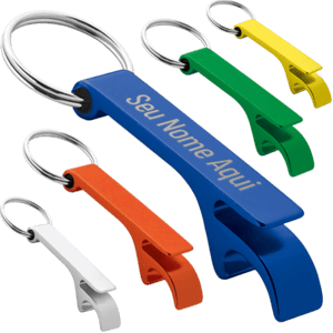 Chaveiro Metal Abridor Alumínio     