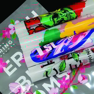 Impressão DTF Têxtil Film PET 58cm de Largura útil 4x0 Poliamida  