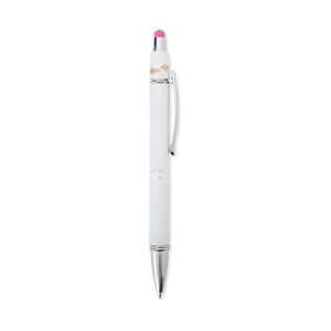 Caneta Metal Touch Antiestresse - Branca Collors - Gravação a Laser