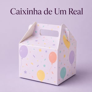 Caixinha de 1 real - Recorte em Offset