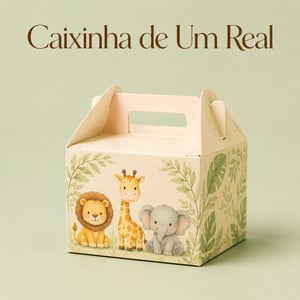 Caixinha de 1 real - Recorte em Offset