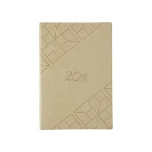 Agenda Couro Sintético 2026 - 06028 Couro Sintético 15x20cm    