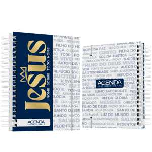 Agenda Edificante 2027 - Com versiculos nas páginas - Mod3 Capa Dura + Miolo Padrão 15x20cm Capa 4x0 - Miolo 1x1 Capa Adesivada Wire-o
