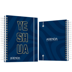 Agenda Edificante 2027 - Com versiculos nas páginas - Mod1 Capa Dura + Miolo Padrão 15x20cm Capa 4x0 - Miolo 1x1 Capa Adesivada Wire-o