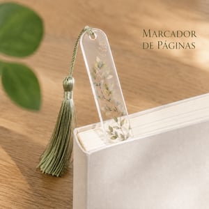 Marcador de Paginas em Acrilico Acrilico 2mm 11x3cm Transparente com impressão UV Impressão UV Vassoura cores sortidas 