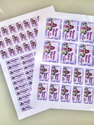 Etiquetas Escolares Vinil Adesivo a prova dágua A4 4x0  Recorte digital 