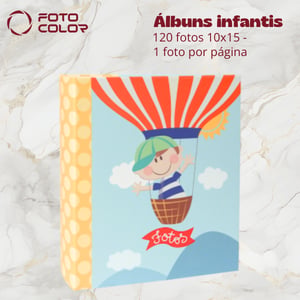 álbum infantil para 120 fotos 10x15