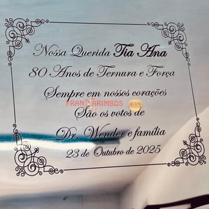 Personalização em Bandeja de Inox