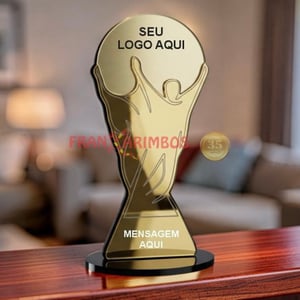 Troféu Taça da Copa do Mundo Personalizada