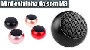 Pequeno Auto falante Lehmox mini LES-M3XC  Q3  CAIXA DE SOM BATERIA INTERNA PLASTICO PREMIUM