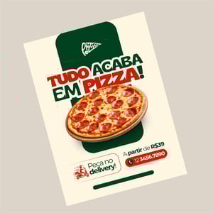 FOLHETO EM COUCHÉ BRILHO