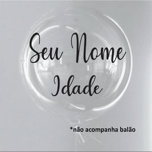Adesivo para balão bubble