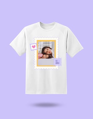 Camiseta Branca 100% Poliéster - Personalizada Tecido 100% Poliéster Estampa Colorida A4 ou A3 Impressão só frente Sublimação Tamanho disponível do P ao GG no descritivo do briefing ou observação adicionar o tamanho