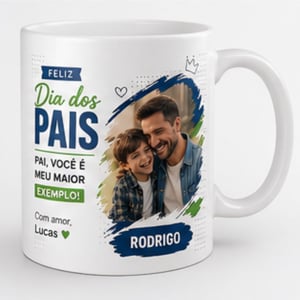 Caneca Personalizada Porcelana 325 ml    