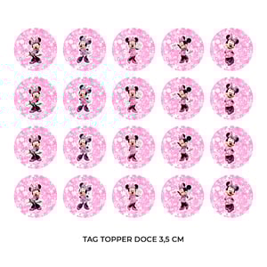 Minnie Rosa 80 Forminhas Para Doces Com Toppers