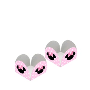 Minnie Rosa 80 Forminhas Para Doces Com Toppers