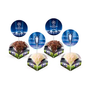 Champions - 80 Forminhas Para Doces Com Toppers