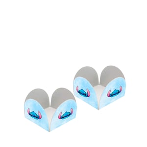 Stitch Azul 80 Forminhas Para Doces Com Toppers