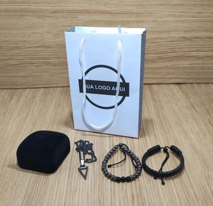 Sacola personalizada semi joias, bijuteria pp (15x10x3,5)