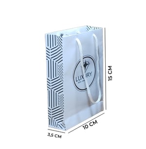 Sacola personalizada semi joias, bijuteria pp (15x10x3,5)