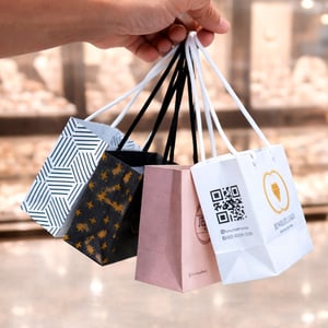 Sacola personalizada semi joias, bijuteria Mini (10x10x5)