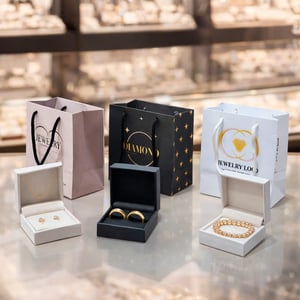 Sacola personalizada semi joias, bijuteria Mini (10x10x5)