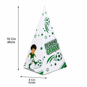 Caixinhas Surpresa Futebol Verde e Branco
