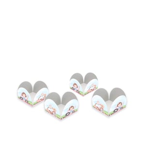 Fazendinha menina - 80 Forminhas Para Doces Com Toppers