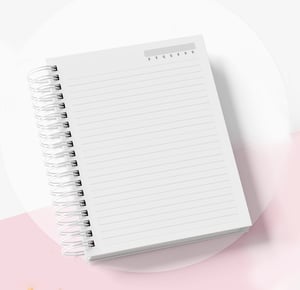 Caderno A5 15x21cm