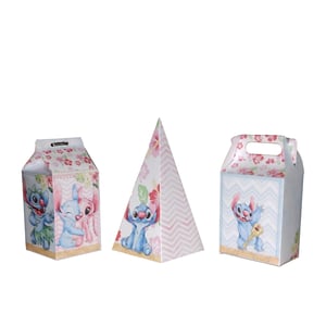 Stitch e Angel Caixinhas Personalizadas