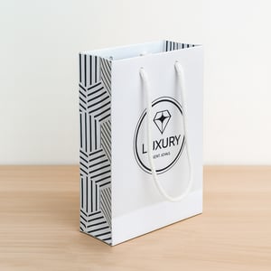 Sacola personalizada semi joias, bijuteria pp (15x10x3,5)      