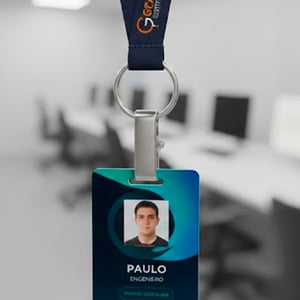 Cordão Para Crachá Personalizado com Jacaré e Argola