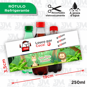 Rótulo para refrigerante - 250ml