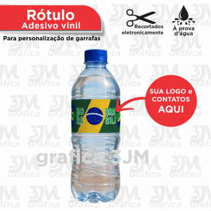 Rótulo para água mineral - BRASIL