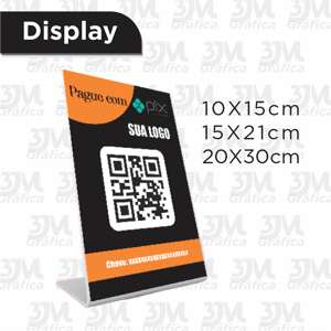 Display em L Placa PS 2mm     