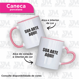 Caneca Porcelana - Cor Porcelana     
