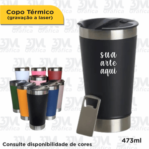 Copo Térmico     Gravação Laser 