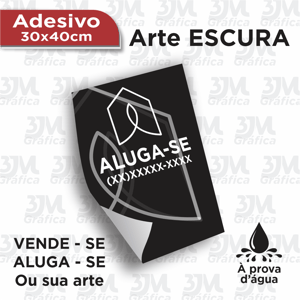 Adesivo Corretor - 30x40cm Vinil Leitoso 30x40cm   Corte Reto Impressão cor ESCURA