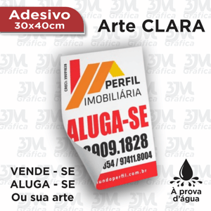 Adesivo Corretor - 30x40cm Vinil Leitoso 30x40cm   Corte Reto 