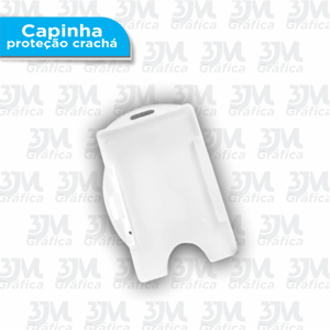 Porta Crachá  8,6 x 5,1cm    