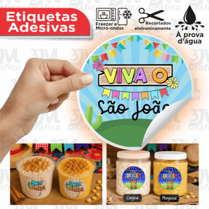 Etiqueta adesiva - São João