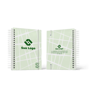 Agenda Anual - Personalizada 2026 offset 75g 15,5x21cm (A5) 4x0 - 4x4  Encadernação were o Personalize Sua Capa! Envie sua arte em CDR OU PDF