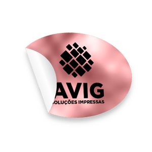 Adesivo Premium Oval
