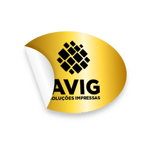 Adesivo Premium Oval