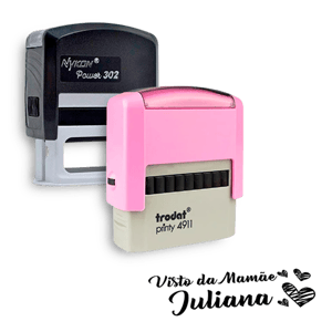 Carimbo Personalizado para visto      