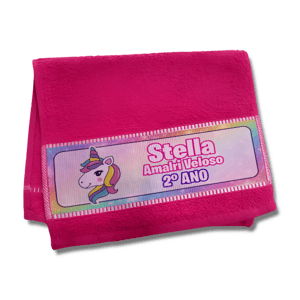 Toalhinha Personalizada Termocolante 5x1,5cm    